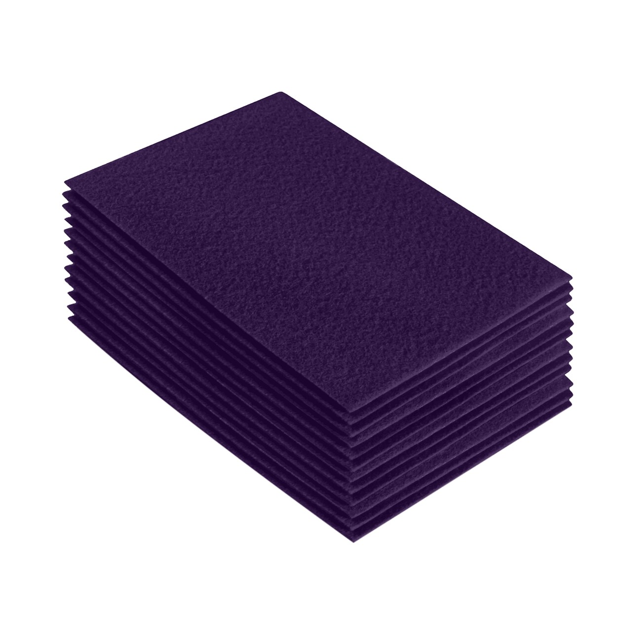 FabricLA Acrylic Felt Sheets for Crafts - Precut 9" X 12" Inches (20 cm X 30 cm) Felt Squares - Use Felt Fabric Craft Sheets for DIY, Costume, and Decoration | Plum - 12 Pieces